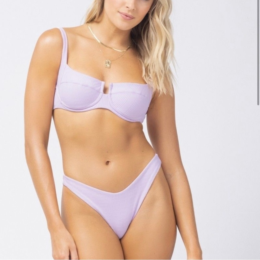 L*Space Camellia Camacho Bikini Set Peony